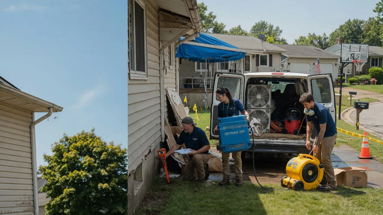 Ceiling Leak Cleanup in Urbana, IN near me
